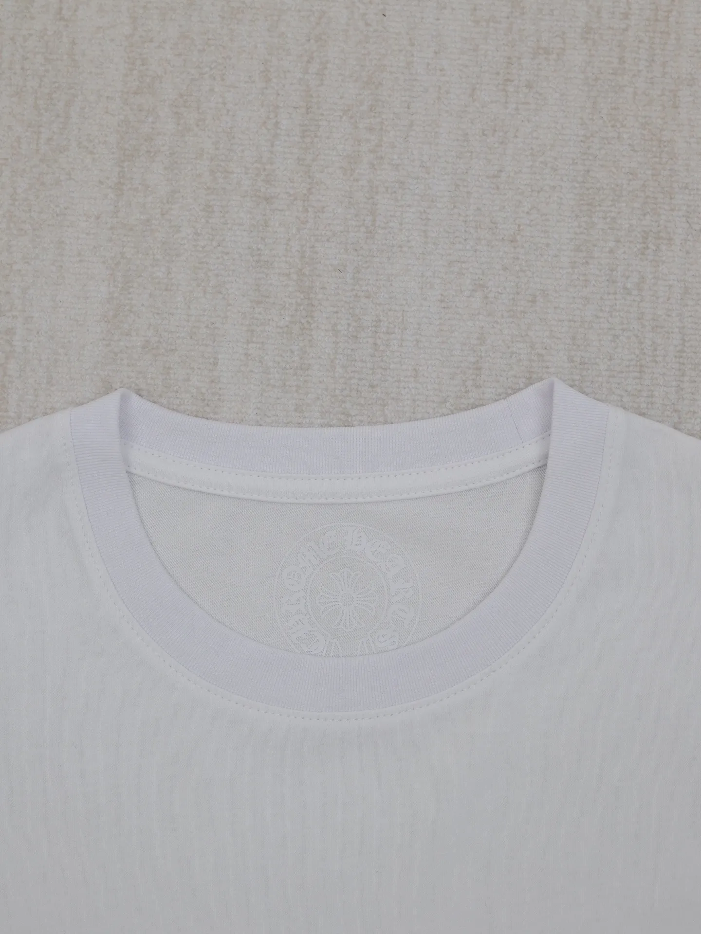 🅿️280 Chrome Hearts*/Chrome Hearts 25 new shadow cross short-sleeved T-shirt. The fabric is made of 26-woven 200g cotton, and the printing is hand-printed with glue. Size: S/M/L